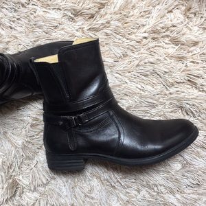 Bussola Black Ankle Boots Size 10